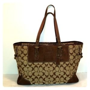 Coach Signature large tote.